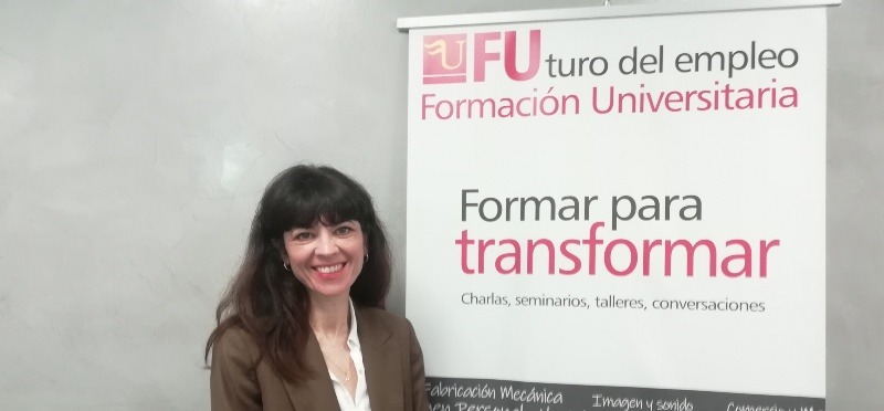 La directora del Área Académica de Formación Universitaria, Antonia Guerrero