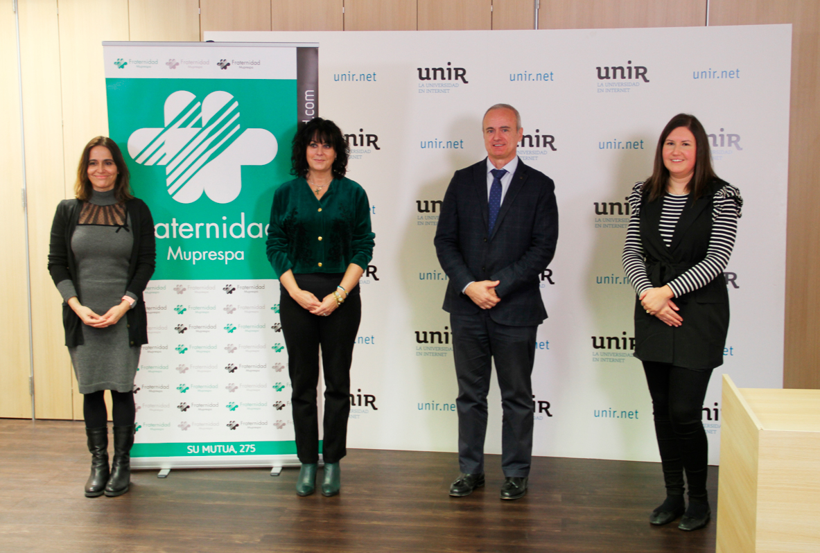 Fraternidad-Muprespa y la Universidad Internacional de La Rioja UNIR firman un acuerdo de colaboración