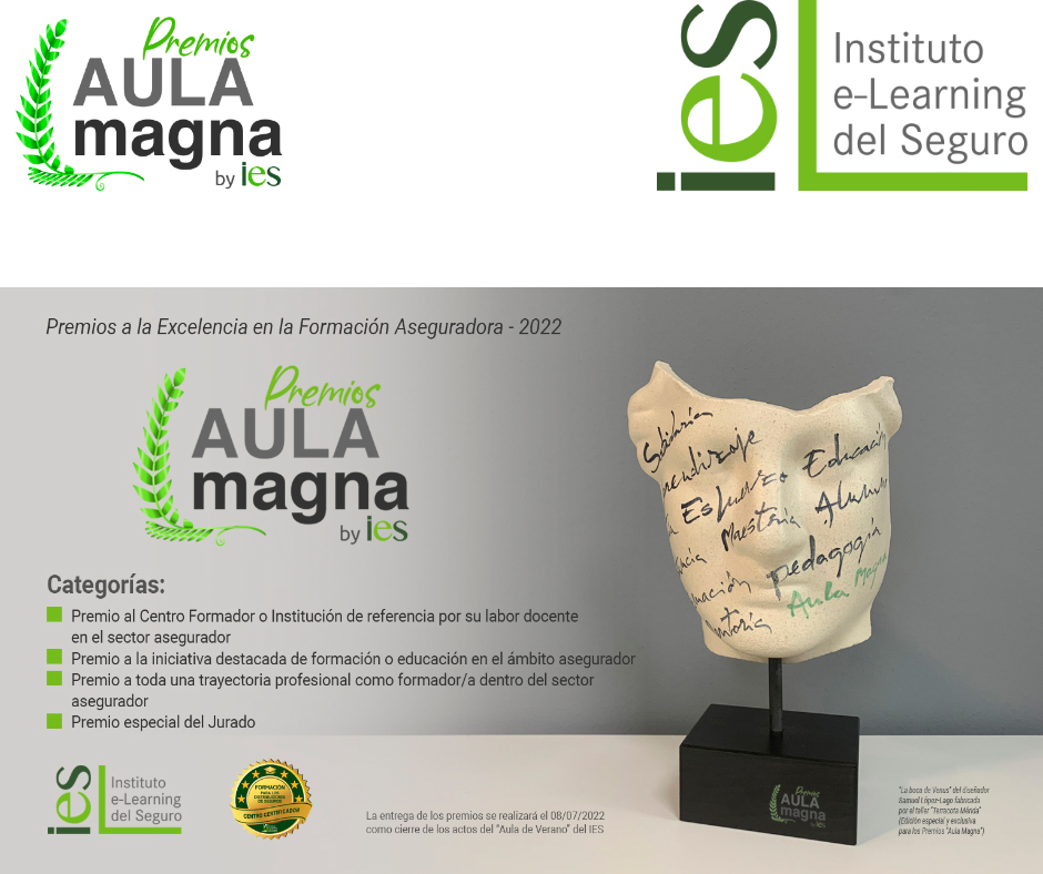 Nacen los Premios “Aula Magna” a la excelencia en la formación en seguros