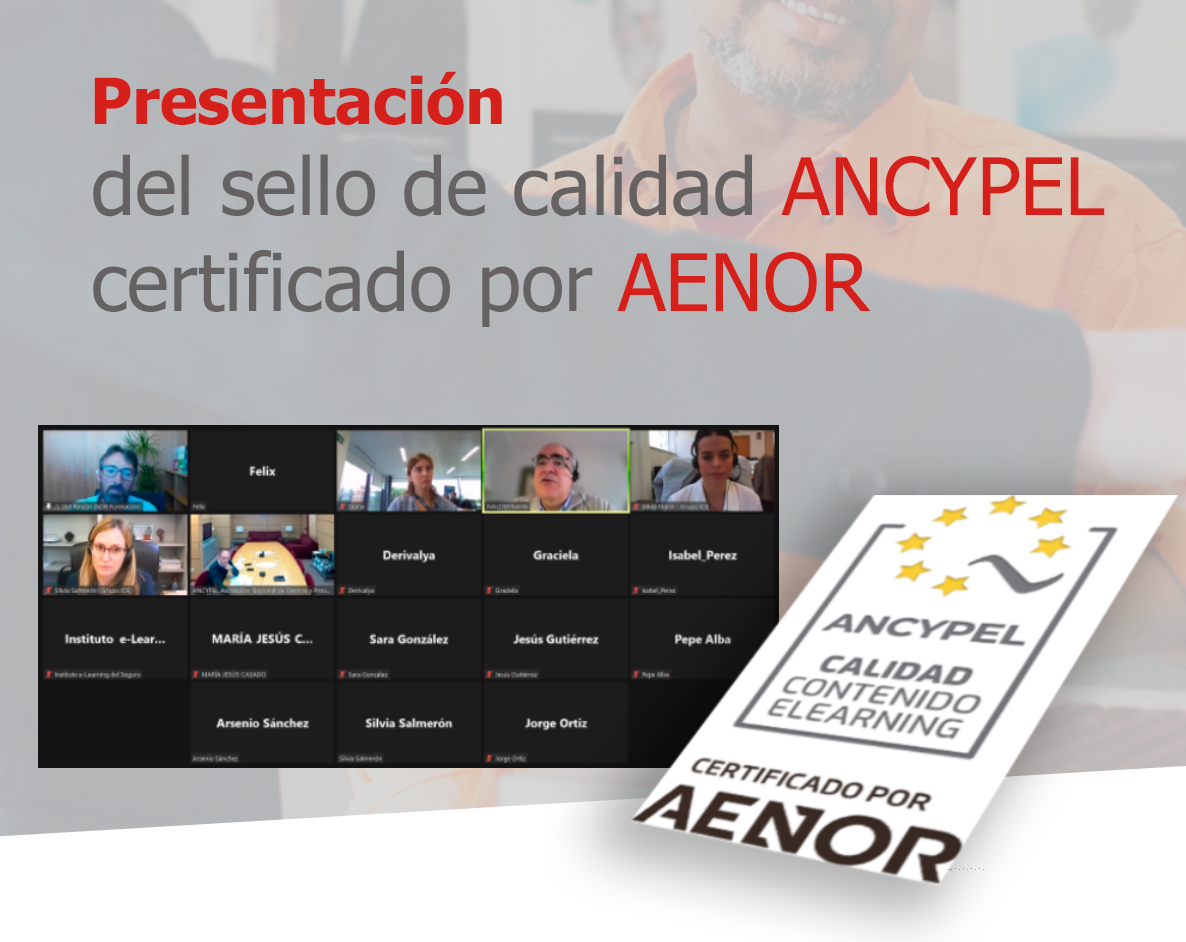 Presentación del sello de calidad ANCYPEL certificado por AENOR